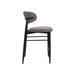 Ludo Fabric Bar Chair - Dark Grey/Black