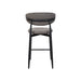 Ludo Fabric Bar Chair - Dark Grey/Black