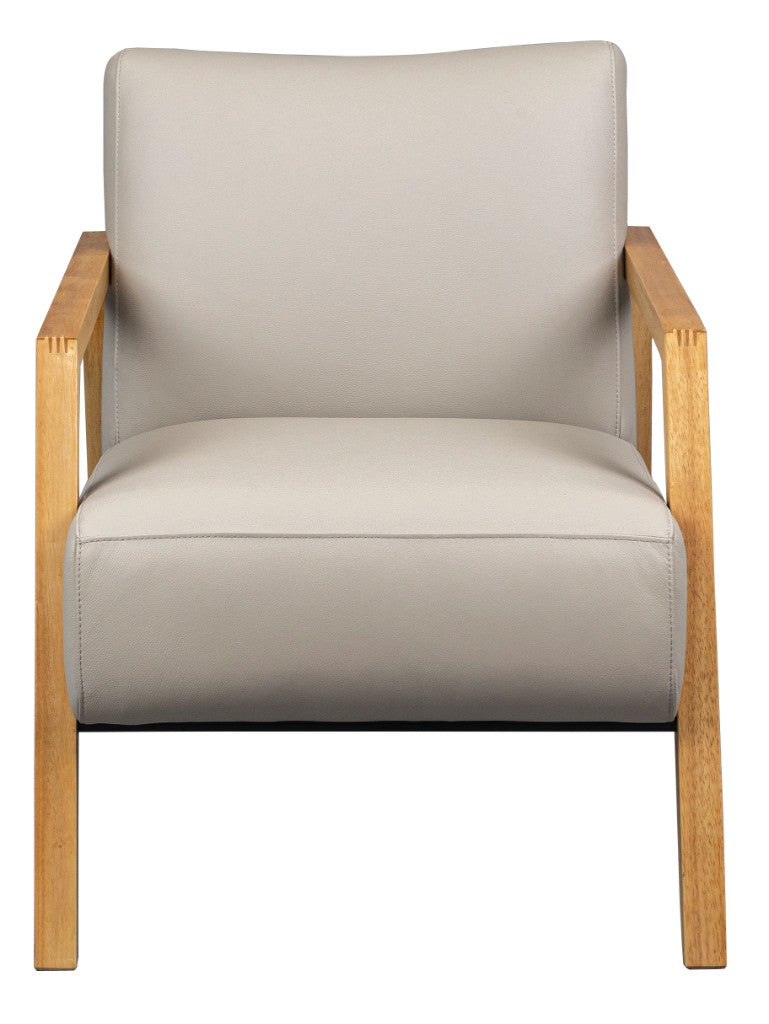 Mason Leather Armchair - Wheat