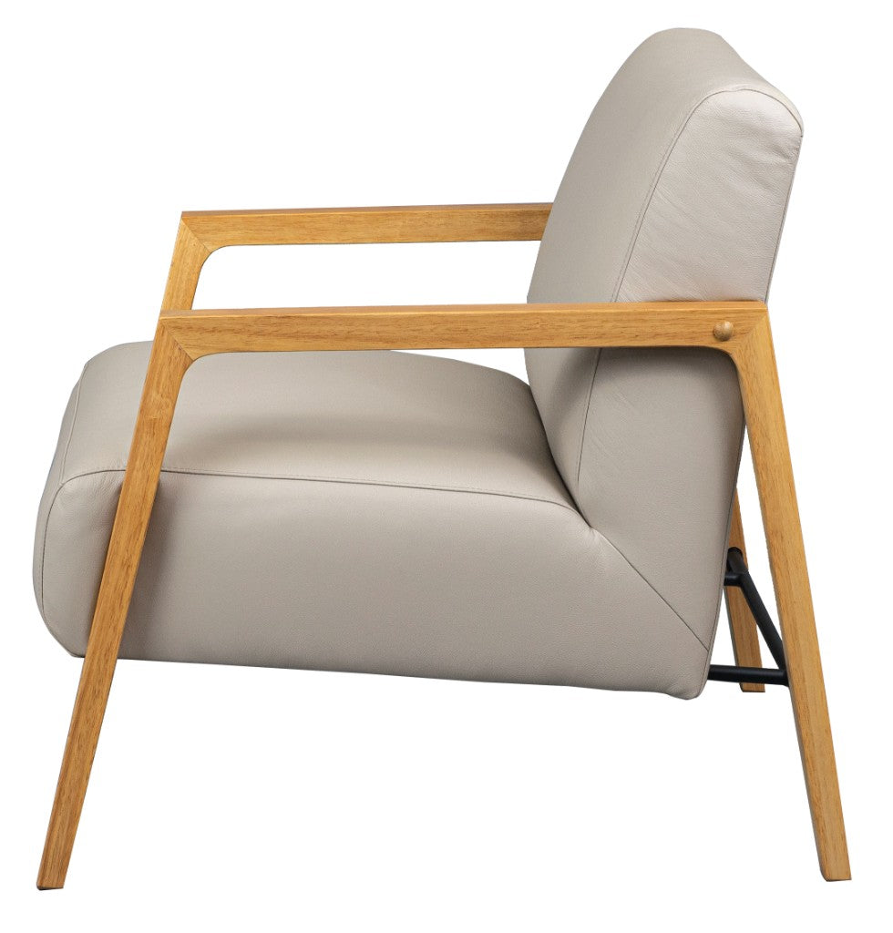 Mason Leather Armchair - Wheat