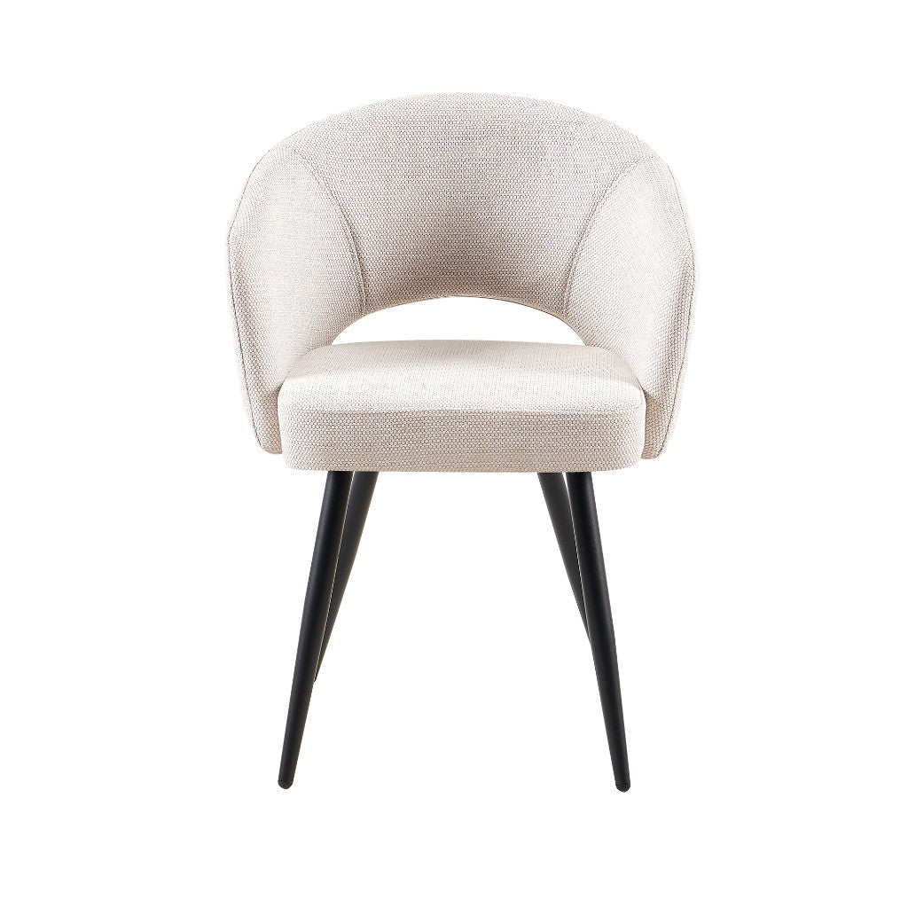 Matzo Fabric Dining Chair - Beige