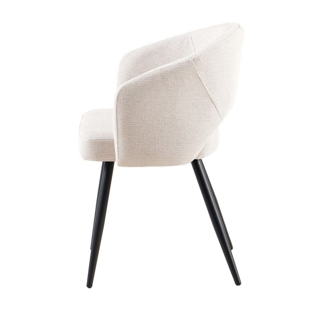 Matzo Fabric Dining Chair - Beige