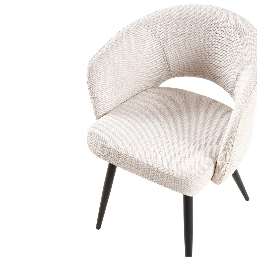 Matzo Fabric Dining Chair - Beige