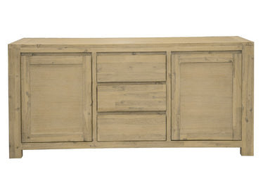 Kauri 3 Drawer 2 Door Buffet - Smoke