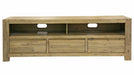 Kauri 3 Drawer TV Unit - Smoke