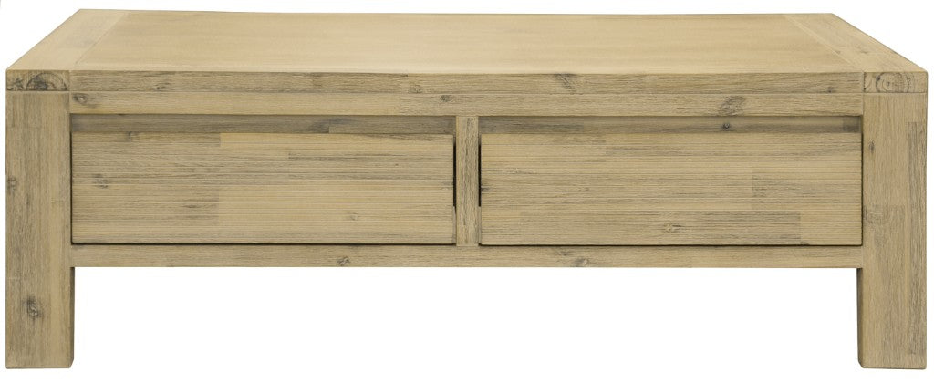 Kauri 2 Drawer Coffee Table - Smoke