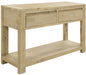 Kauri 2 Drawer Console Table - Smoke