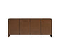 Walden 4 Door Entertainment Unit 180cm - Warm Walnut