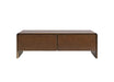 Walden 2 Drawer Coffee Table - Warm Walnut