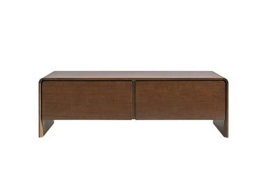 Walden 2 Drawer Coffee Table - Warm Walnut