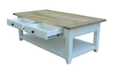 Coogee Coffee Table - Natural/White