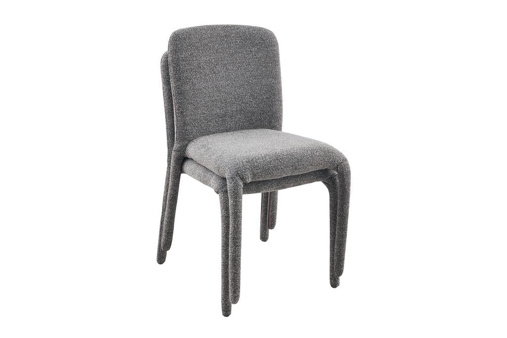 Vela Upholstered Dining Chair - Aubergine