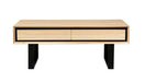Dakota Messmate 2 Drawer Coffee Table - Natural