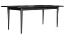 Obsidian Parquet Dining Table 180cm - Black