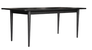 Obsidian Parquet Dining Table 180cm - Black
