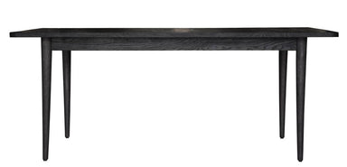 Obsidian Parquet Dining Table 180cm - Black