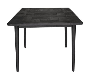 Obsidian Parquet Extension Dining Table - Black