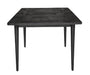Obsidian Parquet Extension Dining Table - Black