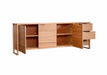 Perisher Messmate 3 Door 3 Drawer Buffet - Natural