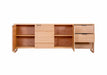 Perisher Messmate 3 Door 3 Drawer Buffet - Natural