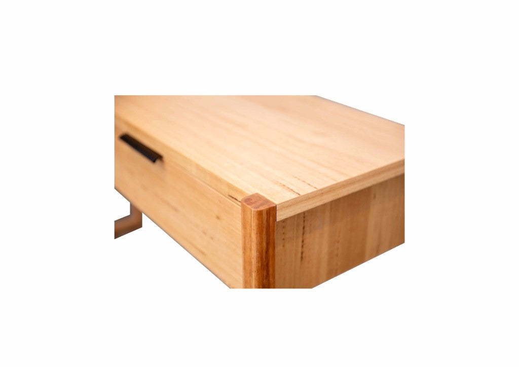 Perisher Messmate 2 Drawer Coffee Table - Natural