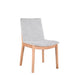Perisher Fabric Dining Chair - Grey