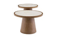 Sahara Travertine Nesting Coffee Tables Set of 2