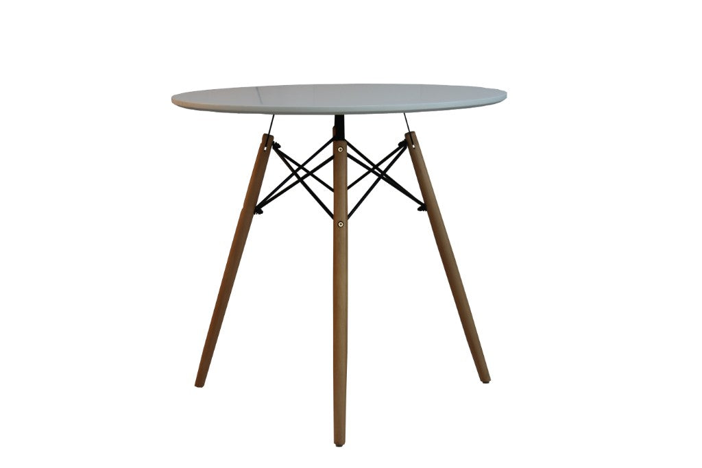 Pippin Round Dining Table 80cm - White
