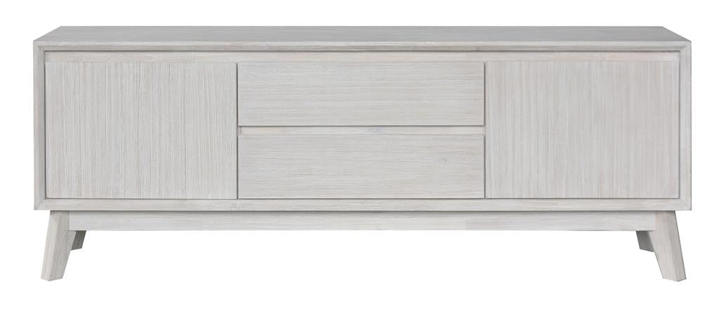 Paloma 2 Door Entertainment Unit - Brushed White