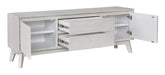 Paloma 2 Door Entertainment Unit - Brushed White