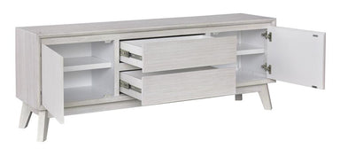 Paloma 2 Door Entertainment Unit - Brushed White