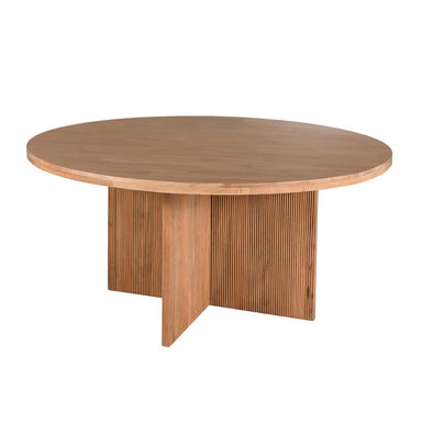 Santa Fe Round Mango Wood Dining Table 160cm - Natural