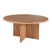 Santa Fe Round Mango Wood Dining Table 160cm - Natural