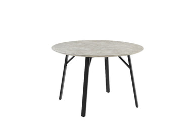 Stonehaven Round Dining Table 120cm - Grey Stone