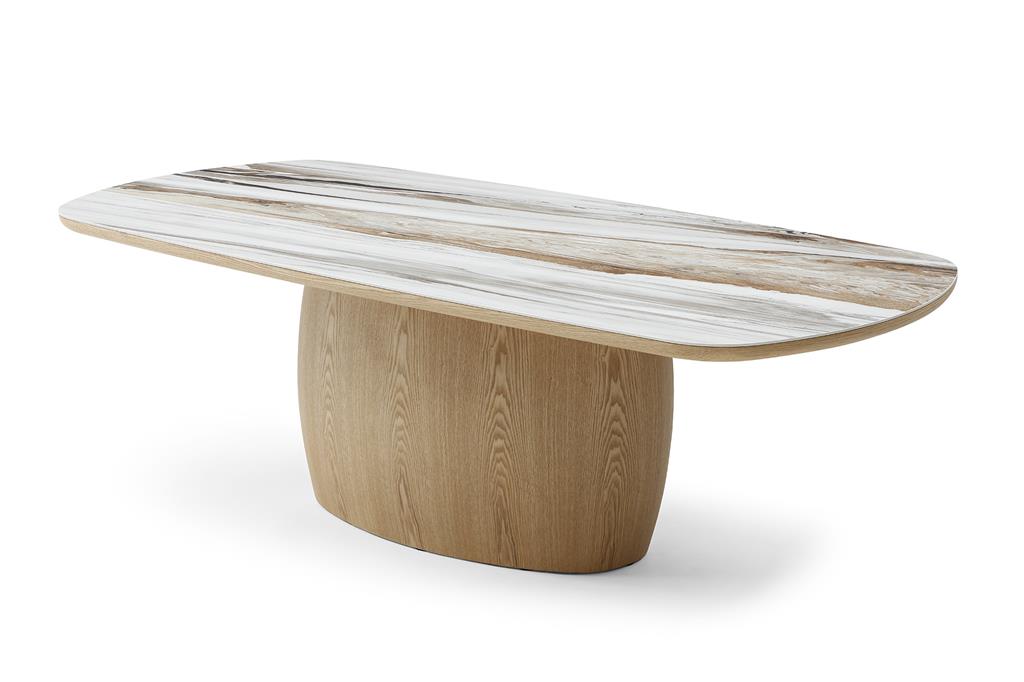 Rivoli Oval Ceramic Dining Table 220cm