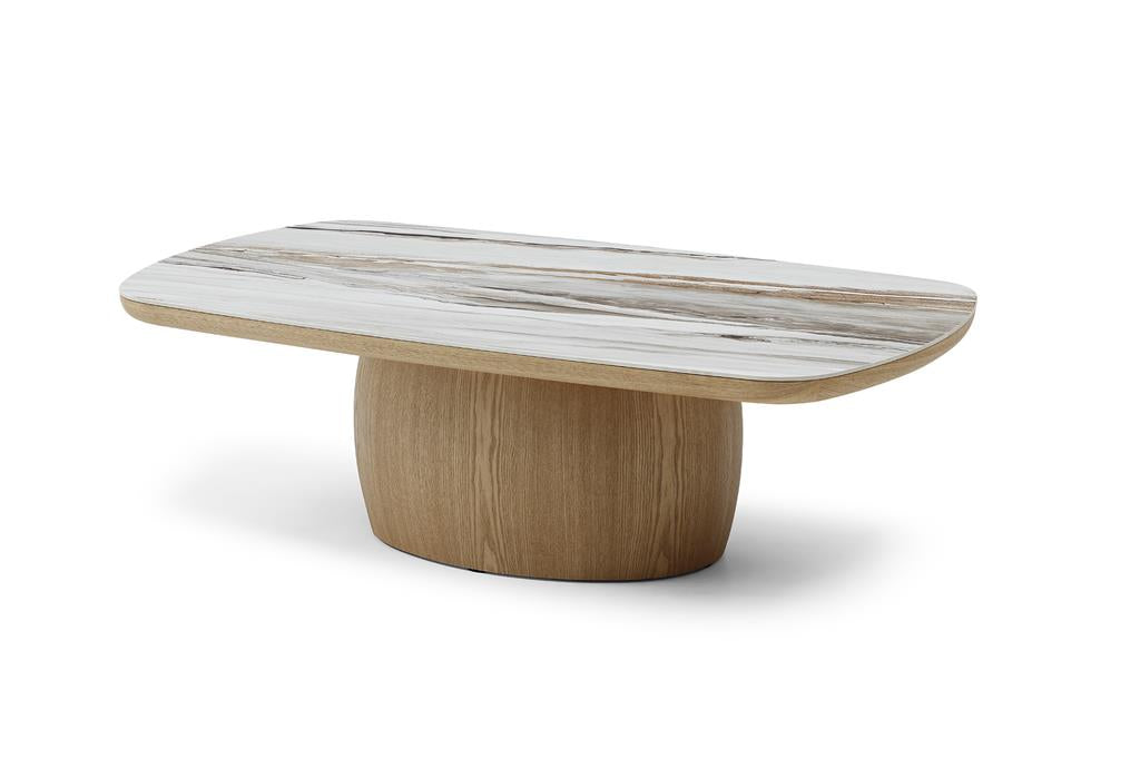 Rivoli Ceramic Coffee Table - Ash