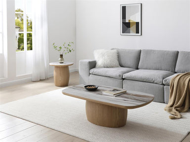 Rivoli Ceramic Coffee Table - Ash