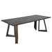 Taos Mango Wood Dining Table 220cm - Chocolate