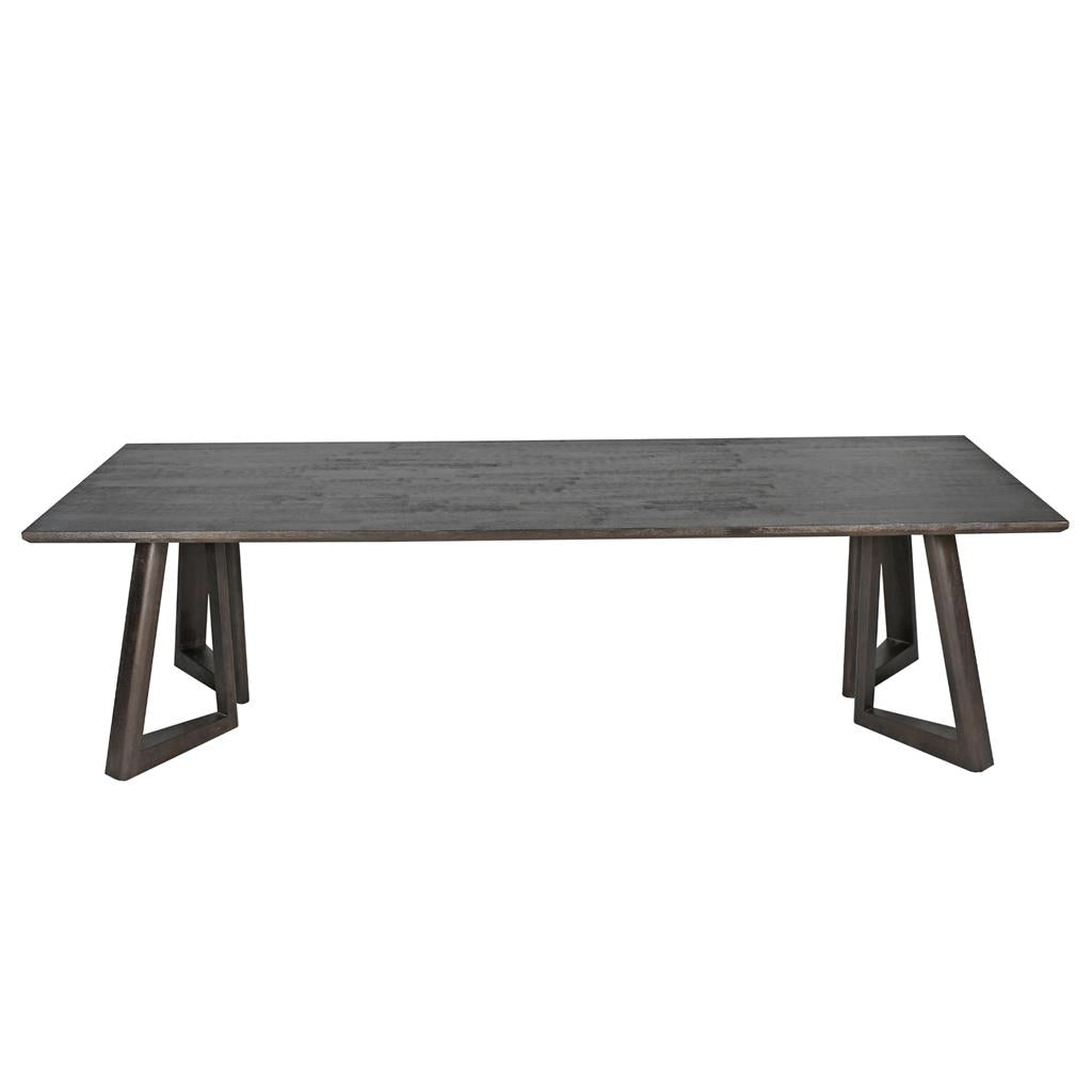 Taos Mango Wood Dining Table 280cm - Chocolate