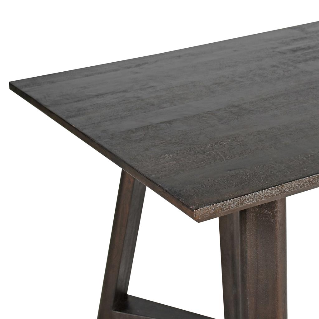 Taos Mango Wood Dining Table 280cm - Chocolate