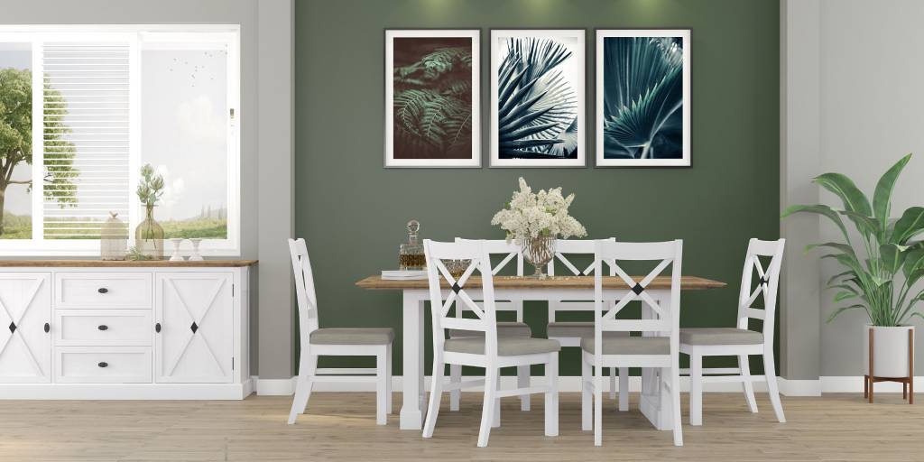 Brookhaven 7 Piece Dining Set 200cm