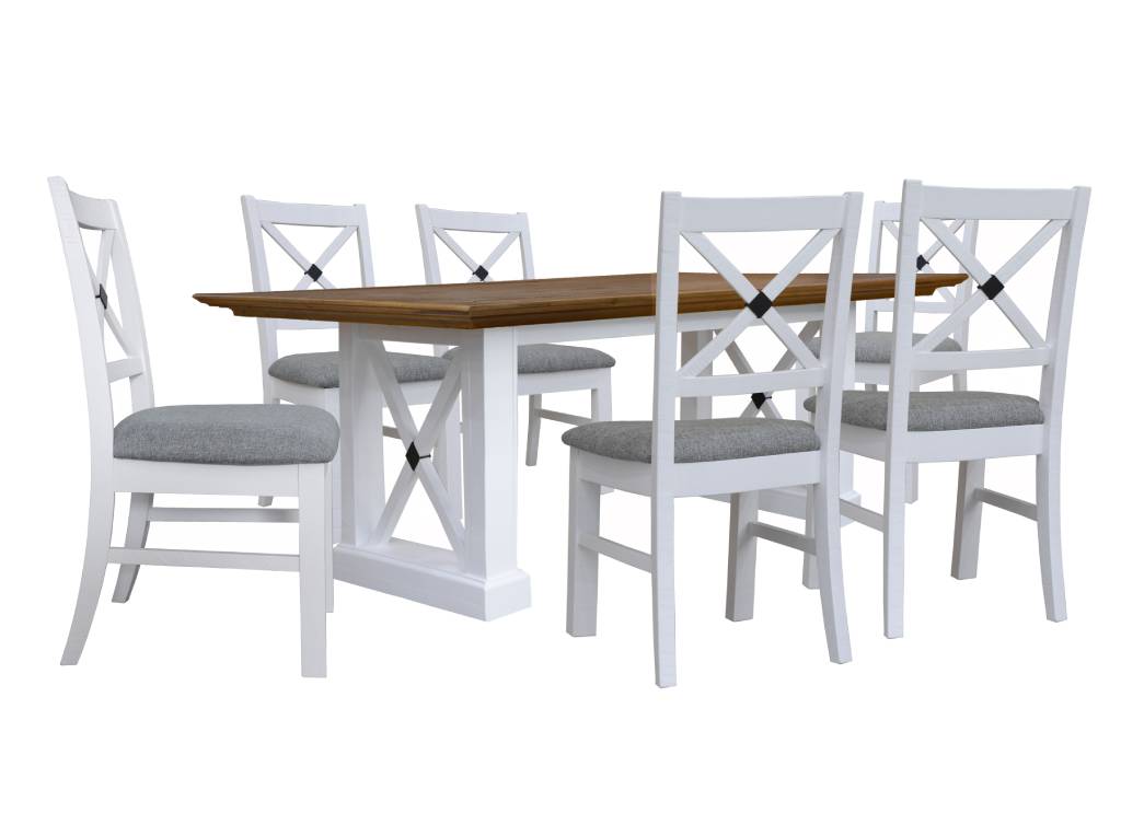 Brookhaven 7 Piece Dining Set 200cm