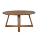 Sonora Round Mango Wood Dining Table 160cm - Brown
