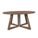 Sonora Round Mango Wood Dining Table 160cm - Brown