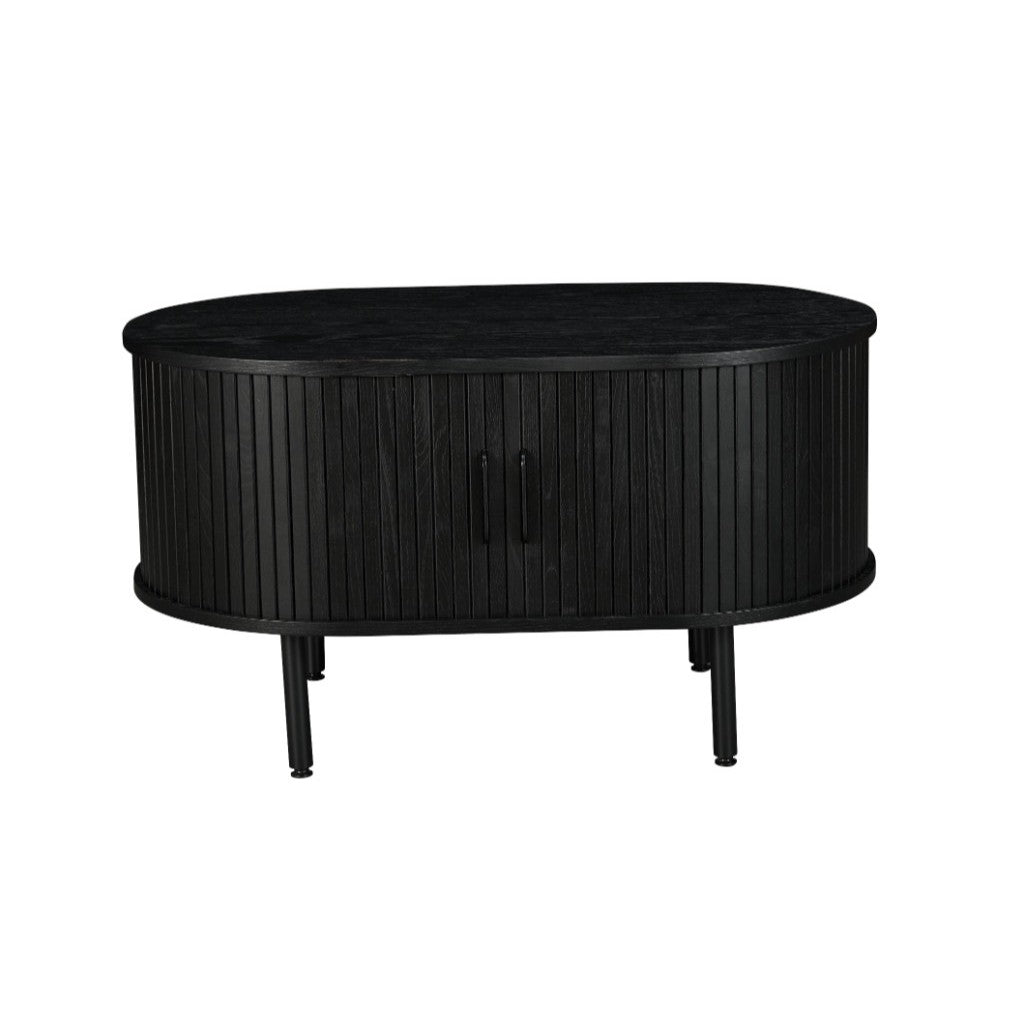 Zen 2 Sliding Door Coffee Table - Black