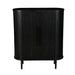 Zen 2 Door Storage Cabinet - Black