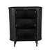 Zen 2 Door Storage Cabinet - Black