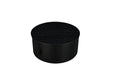 Ebony Round Coffee Table 80cm - Black