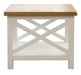 Driftwood Lamp Table - Oak/White