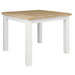 Driftwood Square Dining Table 100cm - Oak/White